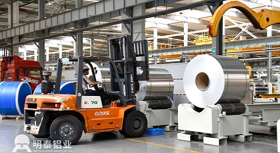 屋頂壓瓦料用鋁卷-廠房用鋁板-3004鋁板-鋁板原材廠家-明泰鋁（lǚ）業壓瓦鋁板料